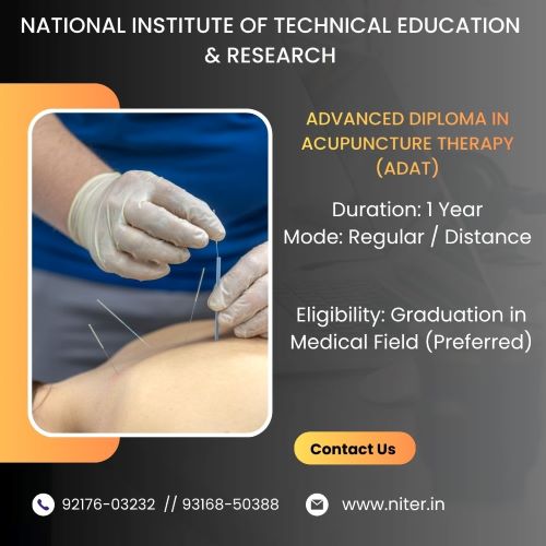 Advanced Diploma in Acupuncture Therapy (ADAT): Course Details, Fees, Career Scope & Admission Guide