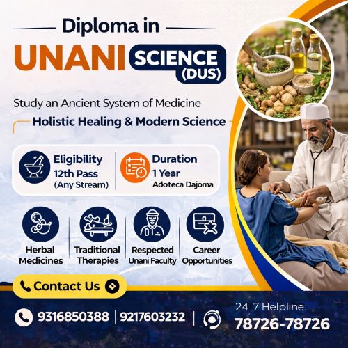 How to Start Career in Unani Medicine? Diploma in Unani Science (DUS) Full Details